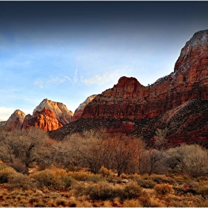 Zion National Park, situated in the South-Western area of the United States, in the state of Utah