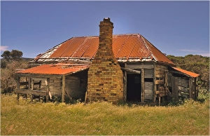 Abandoned and derelict farm cottage in the rurals of Flinders Island, Bass Strait Abandoned and derelict farm cottage in the rurals of Flinders Island, Bass Strait
