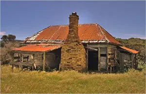 Abandoned Prints: Abandoned and derelict farm cottage in the rurals of Flinders Island