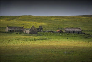 Images Dated 14th July 2015: Abandoned farmhouse, Shetland Island Scotland