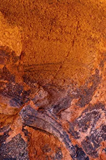 Part of an aboriginal painting in the northern parts of Western Australia