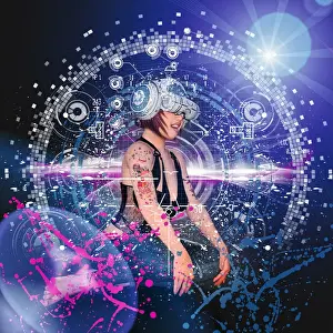 Vitality Prints: access, ar, augmented reality, beaming, beauty, circuit, color image, communication