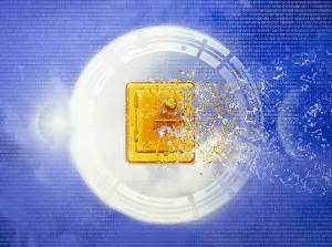 Gold Colored Prints: access, bank, banking, binary code, circle, cloud, cloud computing, cloud technology