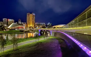 Riverbank Prints: Adelaide River Torrens & The Riverbank Precinct Footbridge, South Australia