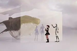 Loss Prints: admiring, ai, android, ar, artificial intelligence, augmented reality, biology, bionic
