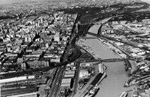 Images Dated 30th April 2014: Aerial Of Melbourne, Australia, 1954
