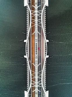 Images Dated 2nd August 2019: Aerial shot of Enneus Heerma bridge, Netherlands