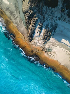 Merr Watson Aerial Landscapes Collection: Aerial View of 11 Mile Beach Esperance Western Australia - 4K DRONE