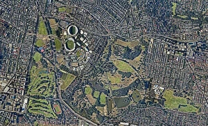 Images Dated 23rd July 2018: Aerial view, Australia, City, Cityscape, Cricket, criket, Moore Park Golf, New South Wales