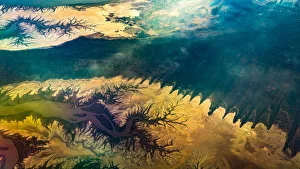 <b class=qtipBold><figcaption>Aerial view Australian Outback</figcaption></b><br>Arial view over the remote Kimberley region of north Western Australia, near the town of Derby<br><em>© © Nigel Killeen 2016</em> Aerial view Australian Outback