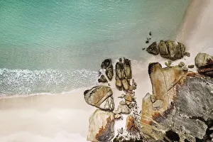 Aerial view of the Bay Of Fires Aerial view of the Bay Of Fires