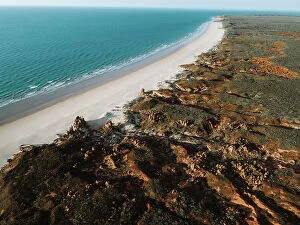 Images Dated 11th August 2022: Aerial View of Broome Western Australia - Drone 4K Photo