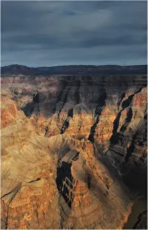 Grand Canyon National Park Prints: Aerial view of the Colorado Plateau near the western end of the Grand Canyon