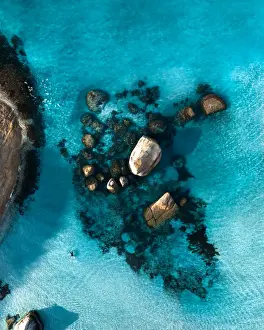 Aerial View of Greens Pool Denmark Western Australia - 4K DRONE