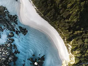 Aerial View of Greens Pool Denmark Western Australia - 4K DRONE PHOTO
