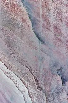 Images Dated 2021 July: Aerial view looking down onto colourful Sandstone slabs - Colourful Textured Abstract