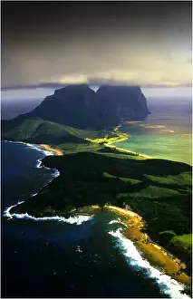 Aerial view of Lord Howe Island
