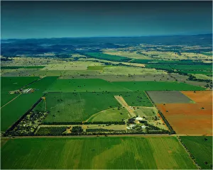 Aerial view near Parkes, of the Radio dish (telescope), New South Wales, Australia Aerial view near Parkes, of the Radio dish (telescope), New South Wales, Australia