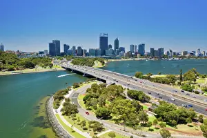 Aerial view of Perth, Western Australia
