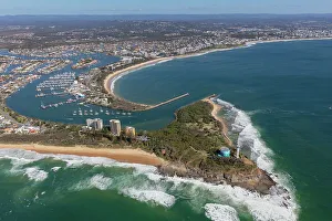 Aerial view of Port Cartwright on the Sunshine Coast Aerial view of Port Cartwright on the Sunshine Coast