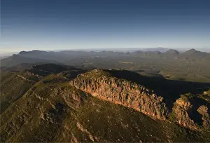 Semi Arid Prints: An aerial view of the rugged