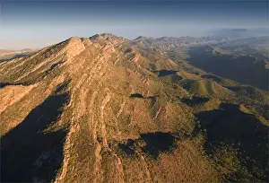 Semi Arid Prints: An aerial view of the rugged