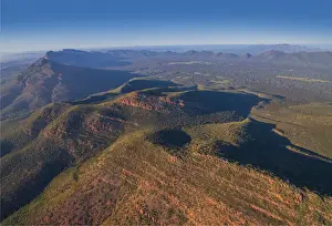 Semi Arid Prints: An aerial view of the rugged
