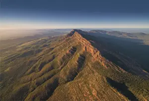 Semi Arid Prints: An aerial view of the rugged