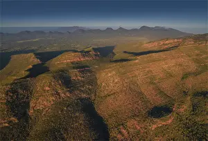 Semi Arid Prints: An aerial view of the rugged