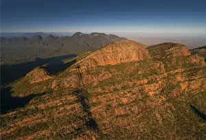 Semi Arid Prints: An aerial view of the rugged