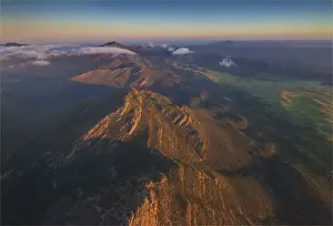 Semi Arid Prints: An aerial view of the rugged