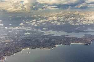 Images Dated 26th January 2013: Aerial view, Sydney with the Tasman Sea, Port Jackson, Parramatta River, Sydney, New South Wales