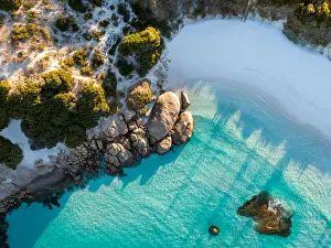 Aerial View of Twilight Beach, Esperance Western Australia - 4K DRONE PHOTO