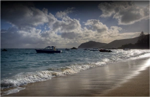 Afternoon light sweeps across the lagoon at Lord Howe Island Afternoon light sweeps across the lagoon at Lord Howe Island