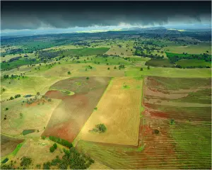 Agriculture aerial view