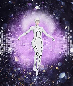 Digital Prints: ai, ar, artificial intelligence, augmented reality, color image, concept, cyberspace