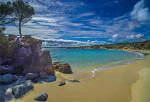 All-ports beach on the Western coastline of Flinders Island, Bass Strait, Tasmania