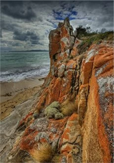 Images Dated 29th March 2013: Allports beach and the incredible rock formations, Flinders Island Tasmania
