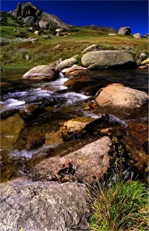European Alps Prints: An Alpine view, Snowy Mountains, New South Wales, Australia