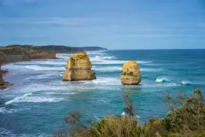Twelve apostles. Great Ocean Road, Australia. Famous rock formations