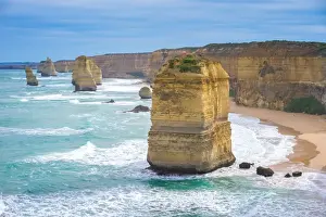 Postcard Prints: Twelve apostles. Great Ocean Road, Australia. Famous rock formations