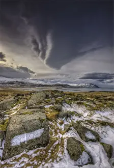 Images Dated 4th March 2014: Approaching Storm Breidamerkur