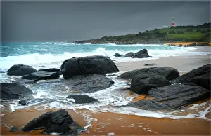 Images Dated 22nd September 2008: Approaching storm at Pilot head, north coastline of Tasmania, Australia