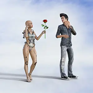 Hope Prints: ar, arm, augmented reality, beauty, bonding, color image, computer graphic, concept