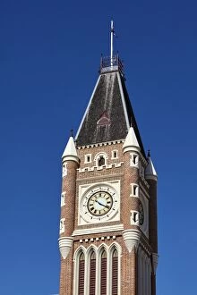 Allan Baxter Collection: Architectural detail of the clock tower of Perth