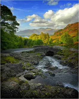 Ashness Bridge Derwent Water Lake district England