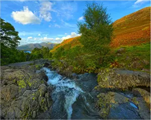 Bridge Man Made Structure Prints: Ashness Bridge Derwent Water Lake district England