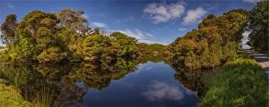 Images Dated 28th November 2014: Attrills lagoon with reflections, King Island, Bass Strait, Tasmania