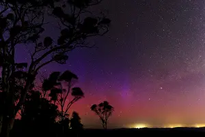 : Aurora Australis Seen from Mount Dale - Armadale, Western Australia