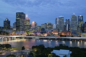 Images Dated 20th May 2014: Australia, Queensland, Brisbane, City Skyline